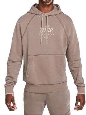 Nike Men’s Faded Brown Terry Jogger Sweats Size Large